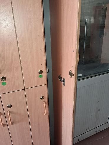 Шкафы для раздевалки: Шкаф для раздевалки, Б/у, ЛДСП, Самовывоз — 3