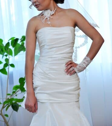 фата на девичник: Продаю свадебное платье Описание: Размер XS, S. Цвет: жемчужный — 3