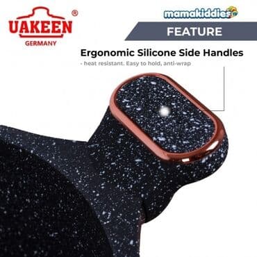 uakeen сковорода: Uakeen Germany 12шт Гранитный антипригарный индукционный набор посуды — 4