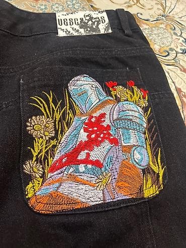 клеш джинсы: Джинсы разных видов VESCARTES сакура джинсы, джинсы с рыцарем и Y2K — 3