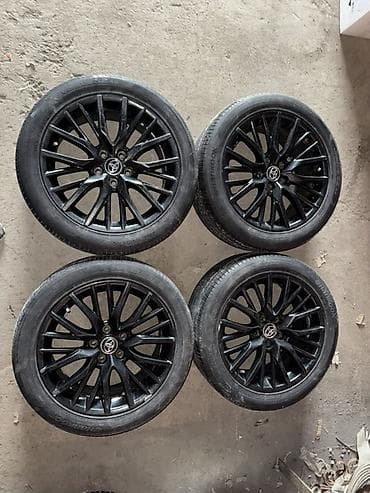 Колеса в сборе 235 / 45 / R 18, Лето, Б/у, Комплект, Легковые, Литые, отверстий - 5