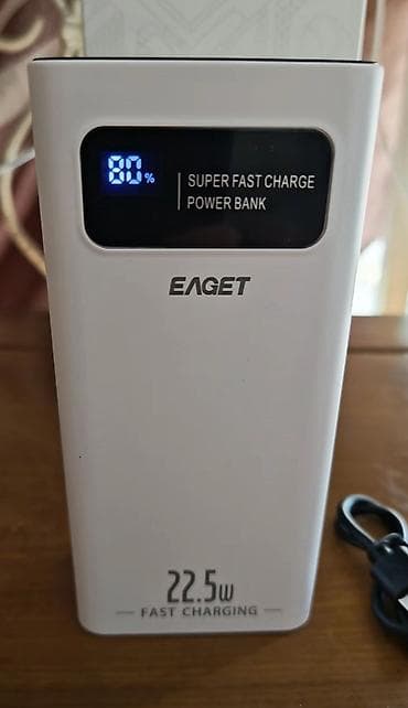 mi a1: Повербанк EAGET 30000 mAh с быстрой зарядкой 22.5 Вт с коробкой новый — 2