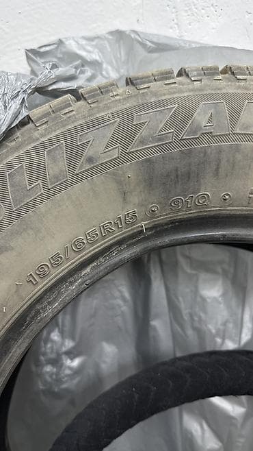 bridgeston: Шины 195 / 65 / R 15, Зима, Комплект, Легковые, Bridgestone — 2