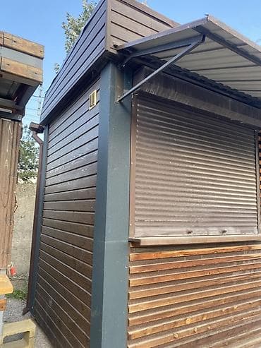 робота суши: Торговый киоск/павильон из дерева и металла ширина 2,25 м длина 3,25 м — 2