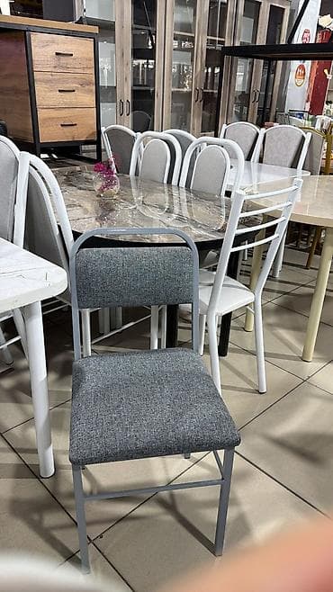 Швейные стулья: Стул для кухни, Новый, Железо, цвет - Серый — 4