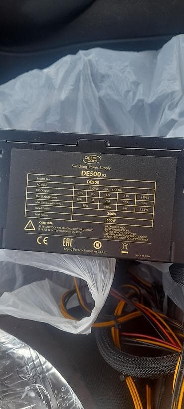 android 2din: Азыктандыруу блогу, Колдонулган, DeepCool, 500 Вт, 500 Вт — 1