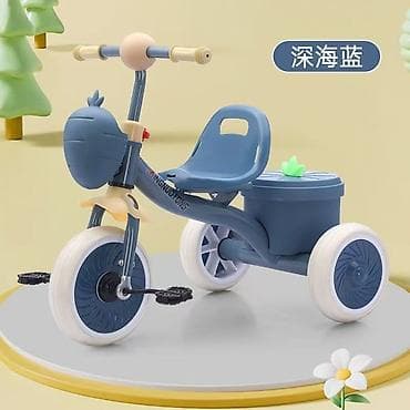 Детские самокаты: Детский трёхколёсный велосипед с педалями - Яркий дизайн с передней — 7