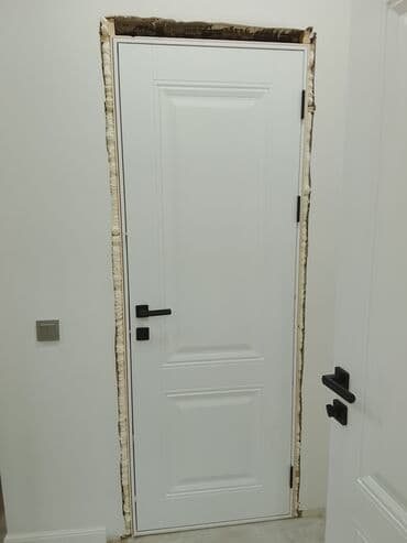 установка межкомнатных дверей: Сырткы Брон,ички межкомнатные эшик орнотобуз.Замок салабыз .установка — 10