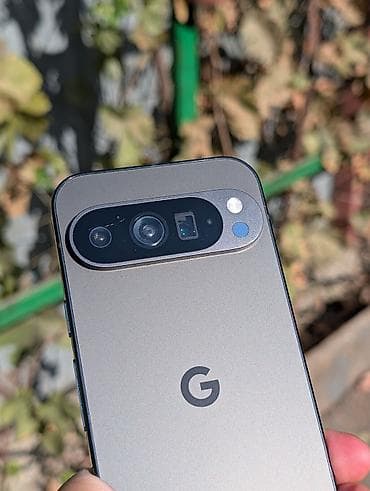 холодный пресс: Google Pixel 9 Pro, Б/у, 256 ГБ, цвет - Черный, 1 SIM, eSIM — 2