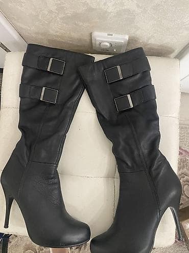 Сапоги: Сапоги женские BOOTQUEEN - Модель: высокие сапоги на шпильке - Цвет — 4