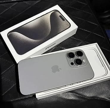ipone 15: IPhone 15 Pro, Б/у, 256 ГБ, White Titanium, Кабель, 92 % — 1