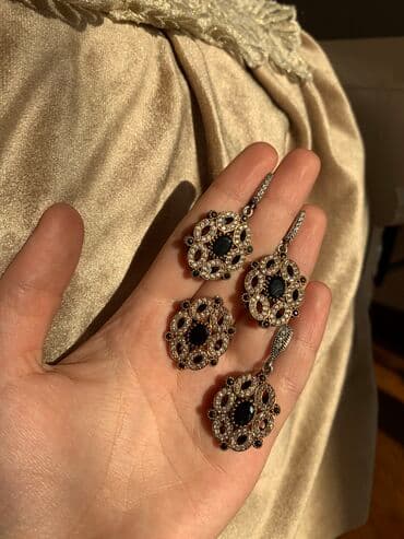 набор пандора: Подаю турецкий комплект. Серебро 925. Все камни натуральные — 1