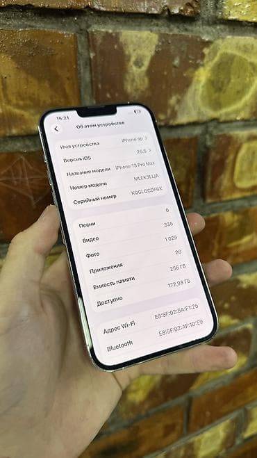 appl 8: IPhone 13 Pro Max, Б/у, 256 ГБ, Белый, Защитное стекло, Чехол, 87 % — 7