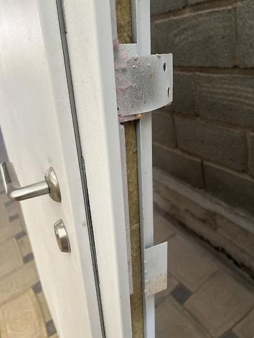 нерживейка лист: Двери для домов и квартир, Металлическая, Одностворчатая, цвет - Белый — 2