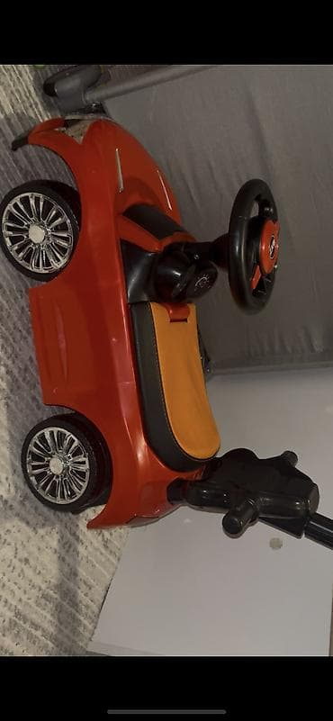 машинка детская каталка: Детская машинка-каталка (толокар), стильный красный родстер. Детский — 2