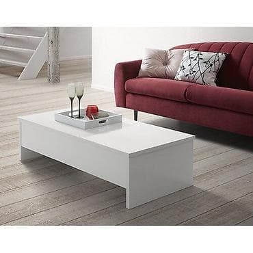 Журнальные столы: Журнальный столик с полкой. на заказ - Современный дизайн: квадратная — 3