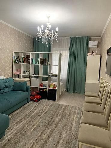 двухкомнатная квартира аламедин 1: 2 комнаты, 50 м², 105 серия, 1 этаж, Евроремонт — 4