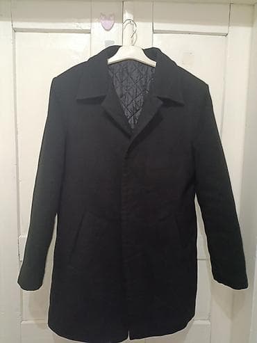 Пальто: Мужское демисезонное пальто черное. Особенности: - Два варианта — 5