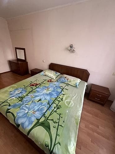 Башка эмеректер: Уктоочу бөлмө гарнитуру, Эки кишилик керебет, МДФ, түсү - Күрөң — 3