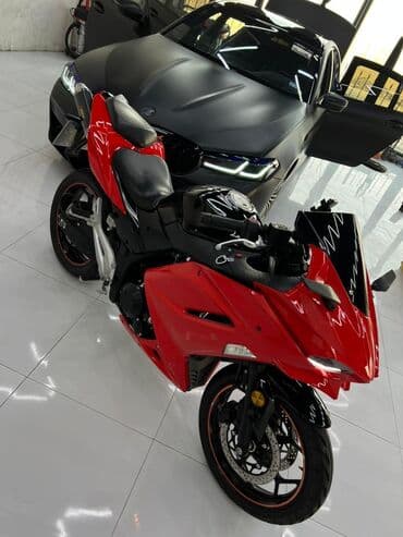 электроный мапет: Спортбайк Kawasaki, 620 куб. см, Бензин, Взрослый, Б/у — 2