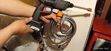 аккумуляторная мойка: Аккумуляторная мини-мойка высокого давления Компактная портативная — 4