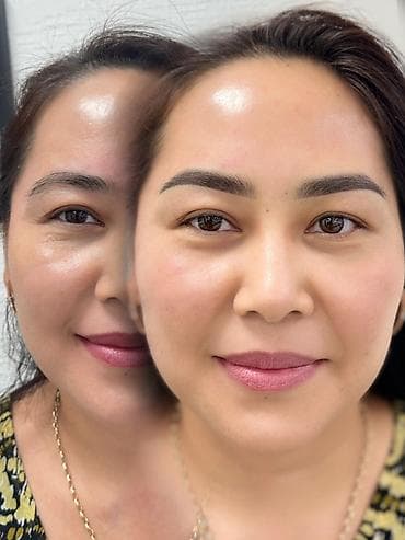 ПЕРМАНЕНТНЫЙ МАКИЯЖ. (Опыт 4 года) Пудровое напыление бровей/ Нано — 2