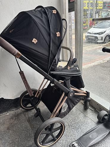 коляски cybex: Коляска, Cybex, цвет - Черный, Б/у — 1