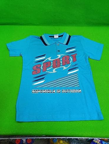 рубашка s: Футболка с воротником на мальчиков 6-8 лет в ассортименте👕 — 3