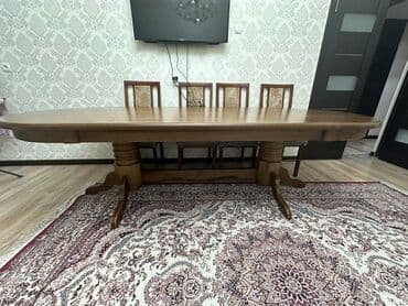 стол на одной ножке: Продаю стол, длина 2,5 м, ширина 1,1м высота 0,75 и — 3