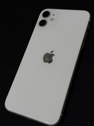IPhone 11, Б/у, 128 ГБ, Белый, Коробка, 73 %
