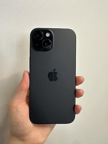 apple iphone: IPhone 15, Б/у, Черный, 87 % — 1