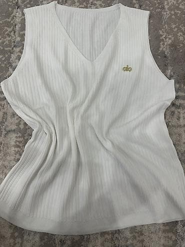 Майка, Трикотаж, Облегающая модель, Стандарт — 4