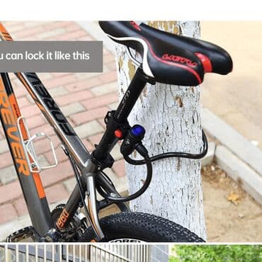 Велосипеды: Велосипедный замок Forever 12 мм x 150 cм Защитите свой велосипед с — 6