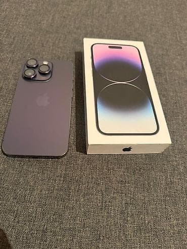 j1 2016: IPhone 14 Pro, Б/у, 256 ГБ, Blue Titanium, Коробка, 80 % — 10