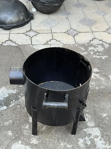 казан 60л: Казан чугунный с крышкой Davr Metall Объёмы: 4.5 л, 6 л, 8 л, 10 л — 1