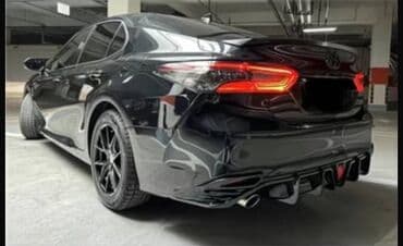 мухабойка на срв: Юбка заднего бампера Toyota, 2023 г., цвет - Черный — 5