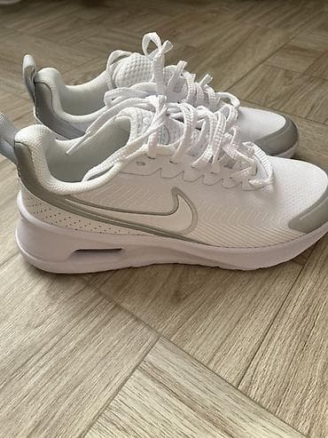 nike 95: Женские кроссовки Nike Air Max из Америки.Оригинал,38 размер,белые — 4
