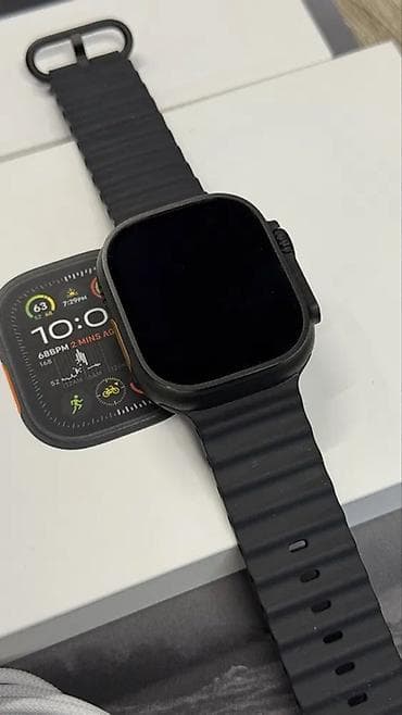 часы китайские: Смарт-часы в стиле Apple Watch Ultra (корпус квадратной формы с — 4