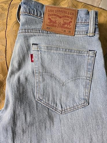 джинсы 29: Джинсы Levi’s 511, светло-голубой деним. - Модель: 511 Slim - Размер — 1
