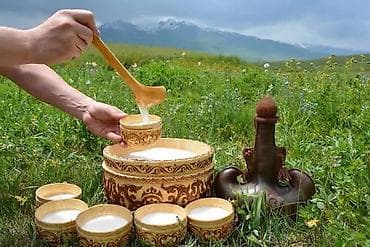 Ат-Башы жайлоосунан накта,таза,кошулмасыз кымыз-250 сары май-1500