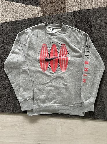 ош кийимдер: * Бренд: Nike Air Original * Тип: Свитшот * Размер: S * Цвет: Серый — 2