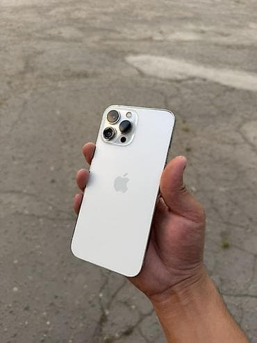 pad 7 pro: IPhone 13 Pro Max, Б/у, 256 ГБ, Белый — 1
