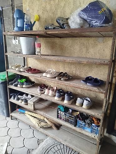 Металлический стеллаж для хранения - Прочный каркас из металла