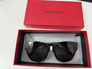 american eagle: Солнцезащитные очки Saint Laurent - Форма: «кошачий глаз»/крыло — 1