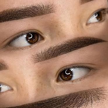 перманентный макияж бишкек: Пудровое напыление бровей (перманентный макияж)✍🏻 - Естественный — 5