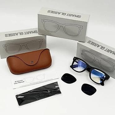 очки желтые: Смарт‑очки с камерой и сменными линзами - Модель: Smart Glasses — 1