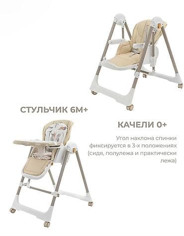 кресло трансформер 3 в 1: Детский стульчик для кормления 2-в-1 Функции: - стул для кормления — 4