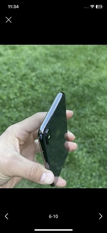 iphone 7s plus: IPhone X, Б/у, 256 ГБ, Black Titanium, 100 % — 6