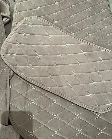 кирг щелк: Чехлы Велюровые, С подушкой, цвет - Серый, Новый, Самовывоз — 1