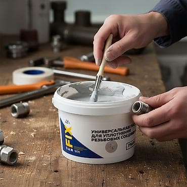 Универсальная паста для уплотнения резьбовых соединений SANFIX at lalafo.kg Универсальная паста для уплотнения резьбовых соединений SANFIX
